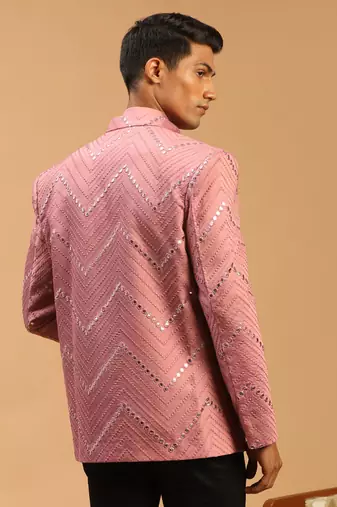 Onion Pink Viscose Jodhpuri