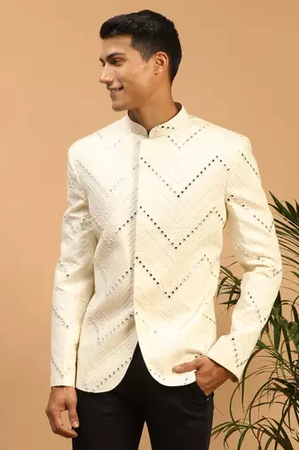 Cream Viscose Jodhpuri