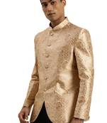 Rose Gold Jacquard Jodhpuri