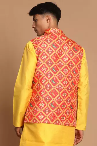 Red Nehru Jacket