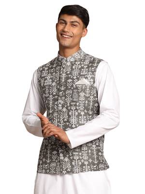 Green Nehru Jacket 1