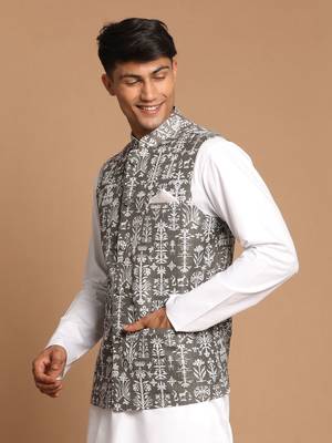 Green Nehru Jacket 2