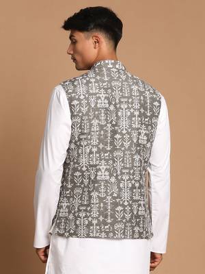 Green Nehru Jacket 3