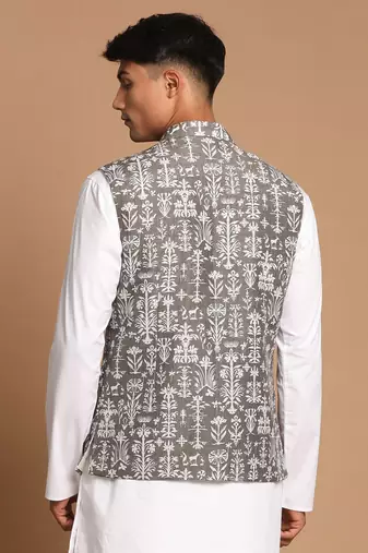 Green Nehru Jacket