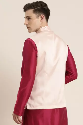 Pink Nehru Jacket