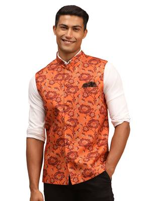 Men'S Rust - Nehru Jacket 1