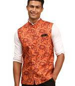 Men'S Rust - Nehru Jacket