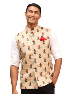 Beige - Nehru Jacket 1