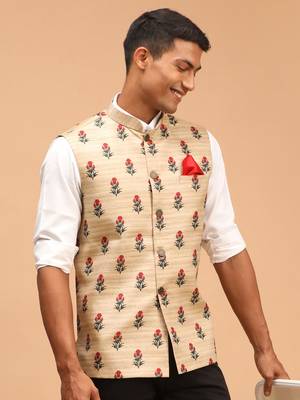 Beige - Nehru Jacket 2