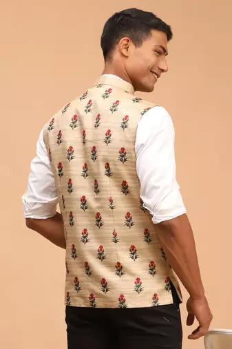 Beige - Nehru Jacket