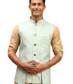 Men'S Green - Nehru Jacket