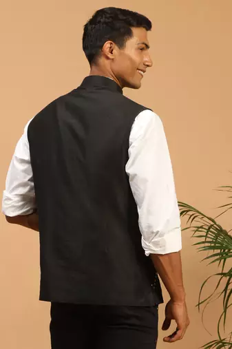 Black Mirror Work Nehru Jacket