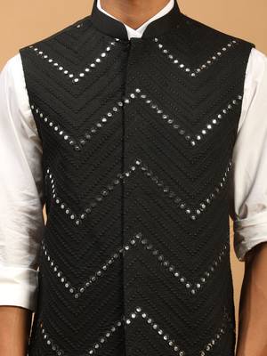 Black Mirror Work Nehru Jacket 4