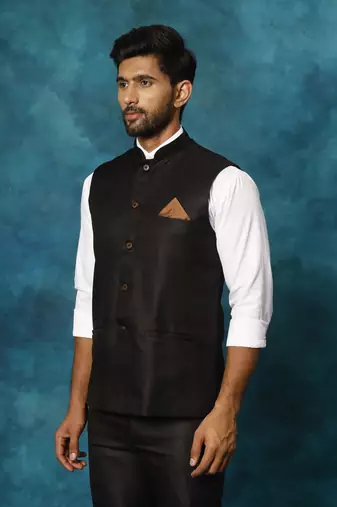 Black - Nehru Jacket