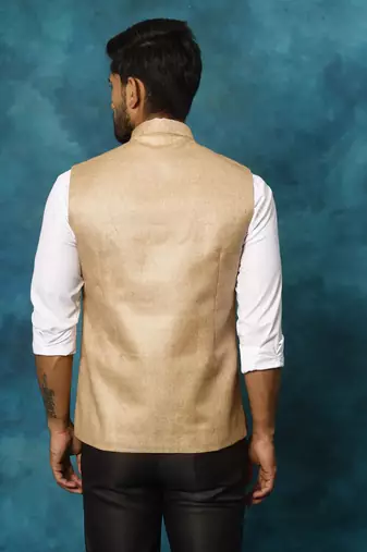 Beige - Nehru Jacket