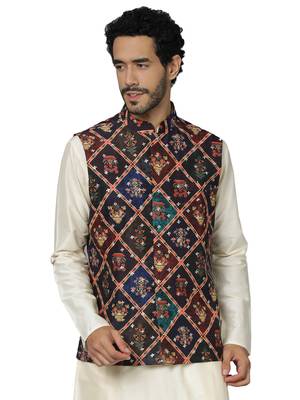 Men'S Patola Nehru Jacket 1