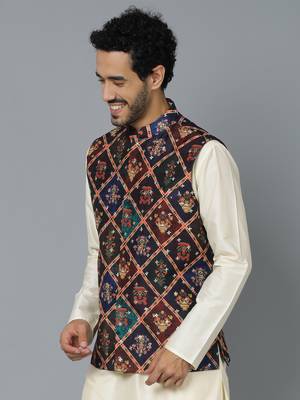 Men'S Patola Nehru Jacket 2