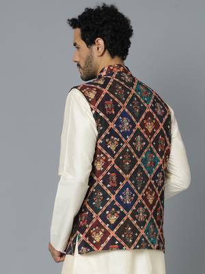 Men'S Patola Nehru Jacket 3