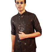 Black Viscose Blazer