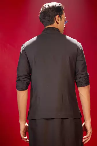 Black Viscose Blazer