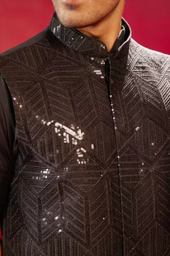 Black Viscose Blazer