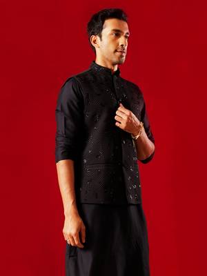 Black - Nehru Jacket 2