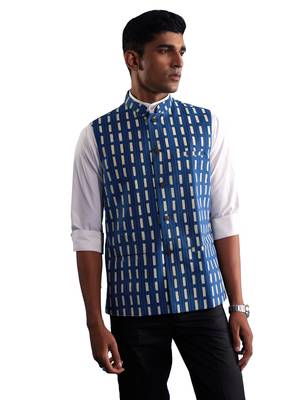Indigo Blue - Nehru Jacket 1
