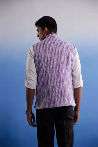Purple - Nehru Jacket