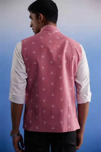 Pink - Nehru Jacket
