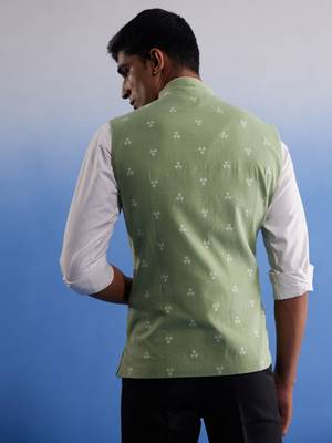 Green - Nehru Jacket 3