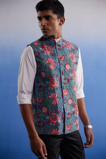 Aqua - Nehru Jacket