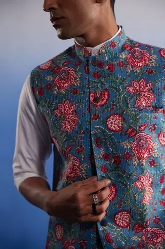Aqua - Nehru Jacket