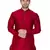 Maroon Silk Blend Kurta