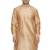Men'S Gold Silk Blend Kurta