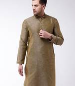 Black Silk Blend Kurta