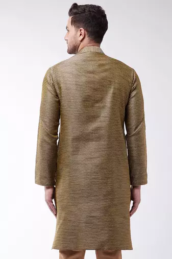 Black Silk Blend Kurta