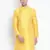 Yellow Silk Blend Kurta