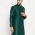 Men'S Green Silk Blend Kurta