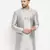 Grey Silk Blend Kurta