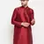 Maroon Silk Blend Kurta