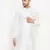 White Silk Blend Kurta