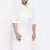 Cream Cotton Blend Pathani Kurta