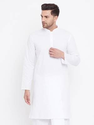 White Cotton Kurta 1