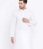 White Cotton Kurta
