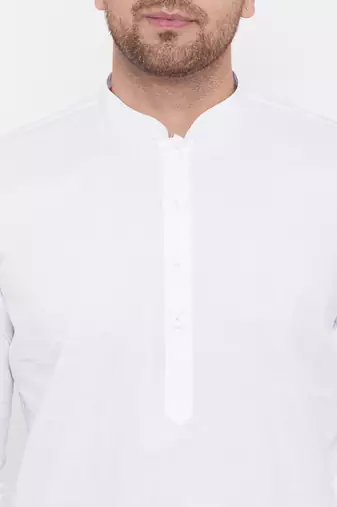 White Cotton Kurta