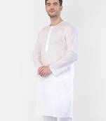 White Cotton Addi Kurta
