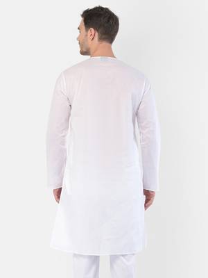 White Cotton Addi Kurta 2
