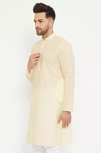 Cream Cotton Kurta