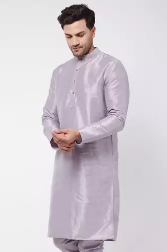 Lavander Silk Blend Kurta