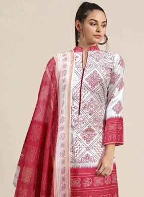 Fashion petals solid poly reyon kurti with leggings dupatta set 2